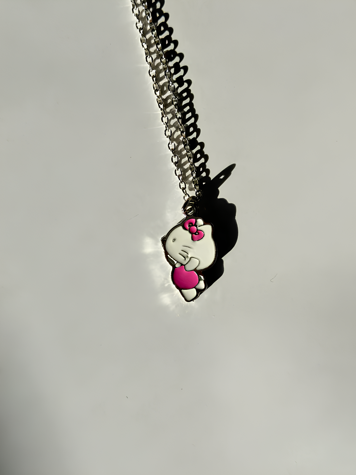 Batman & Hello Kitty Couple Necklaces