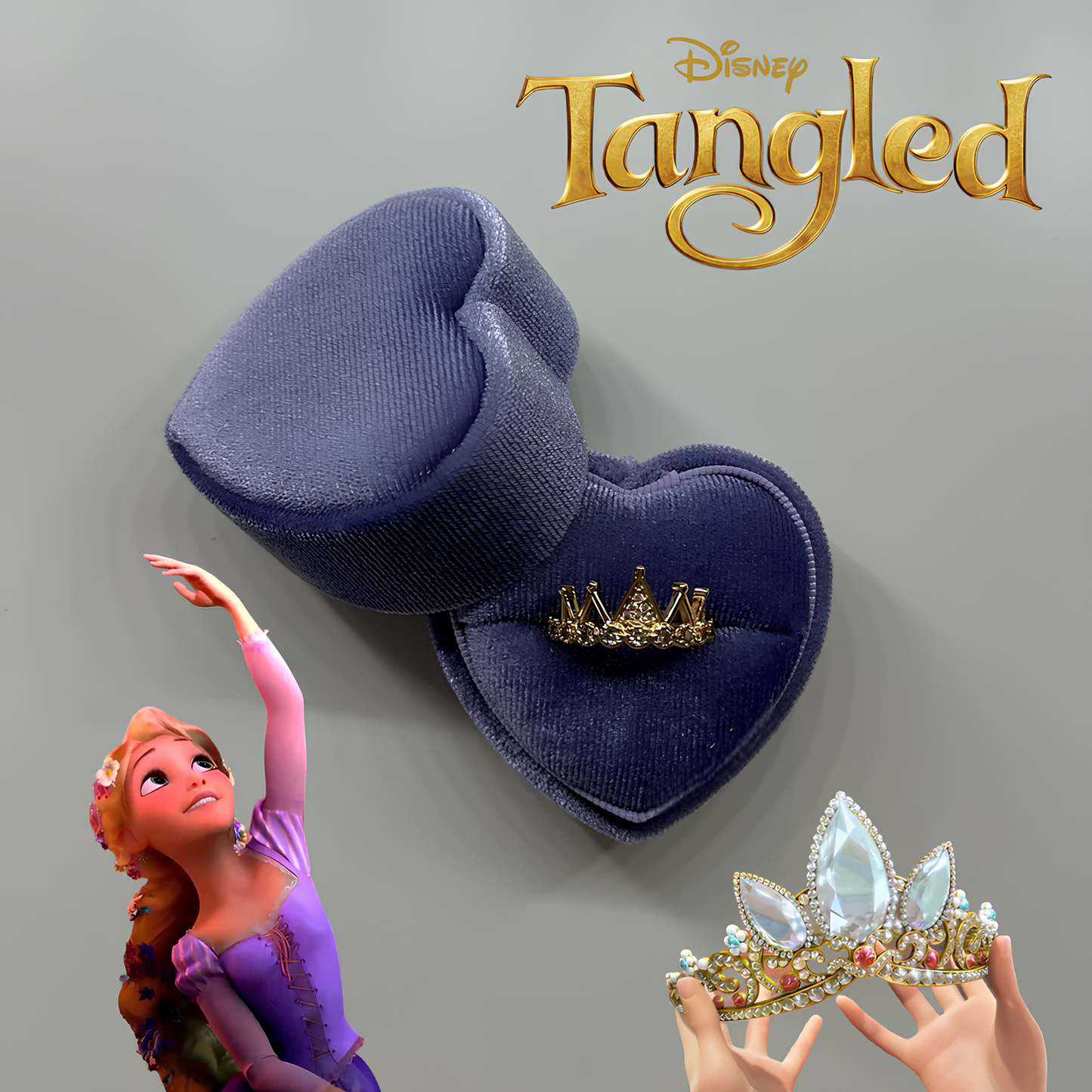 Rapunzel Princess Crown Ring