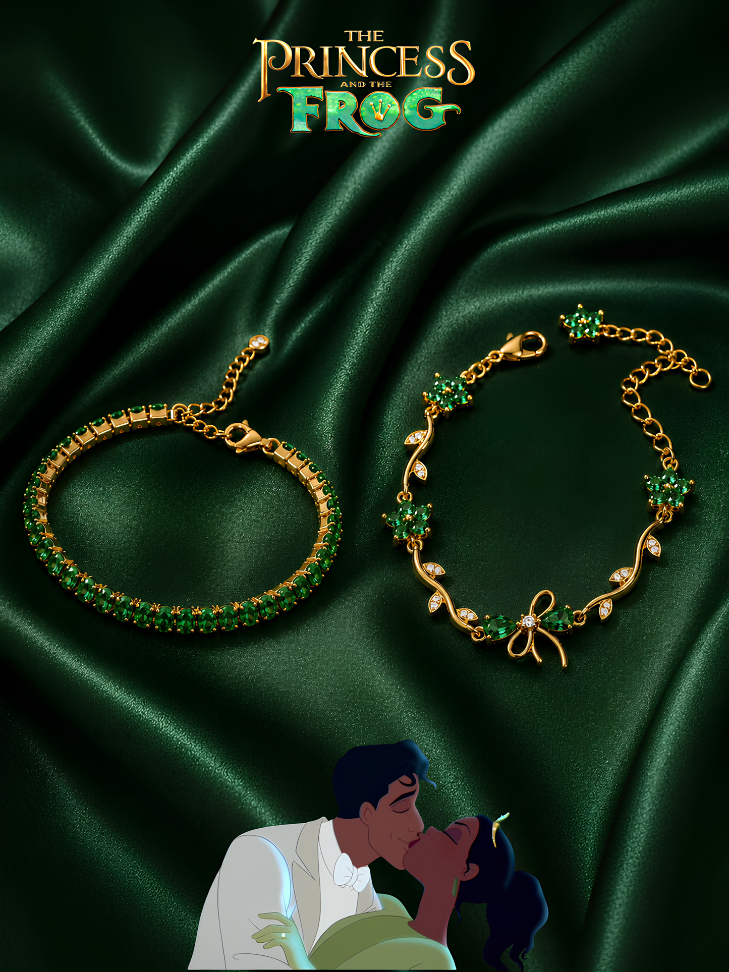 Tiana and Naveen Couple Bracelets