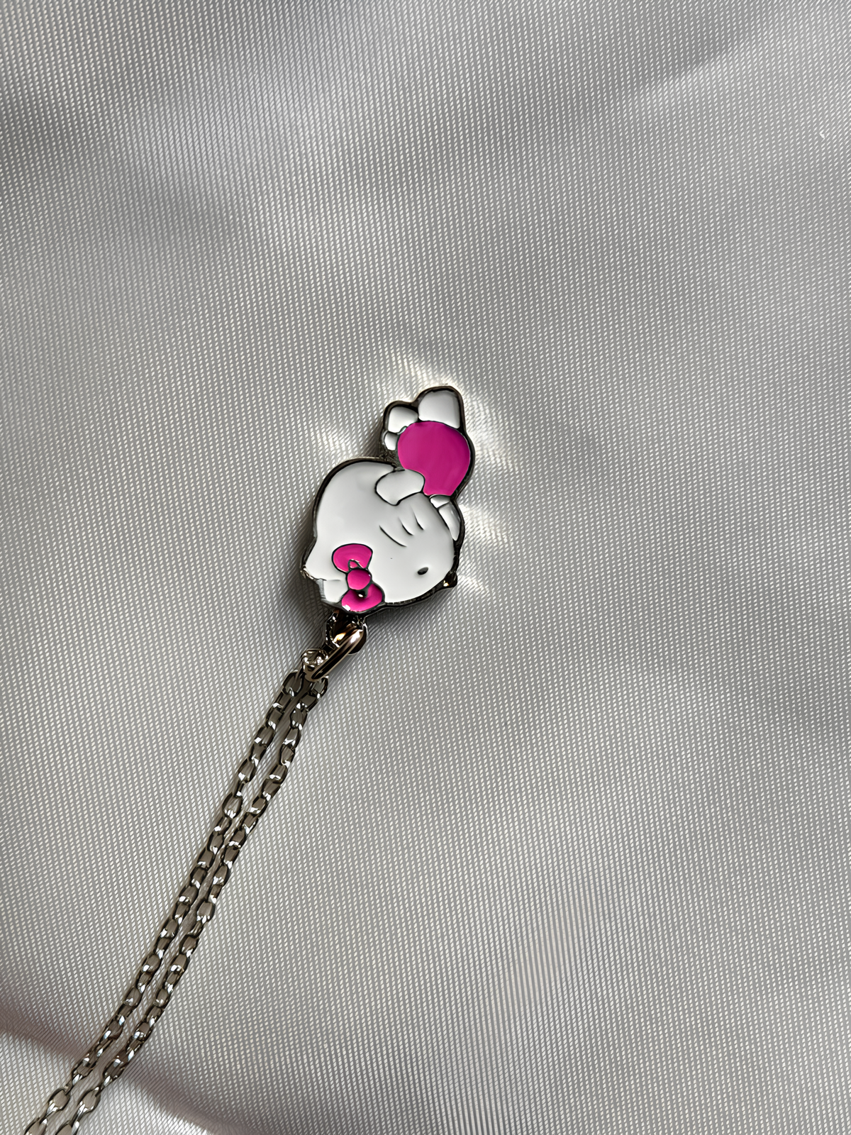 Spiderman and Hello Kitty Couple Necklaces
