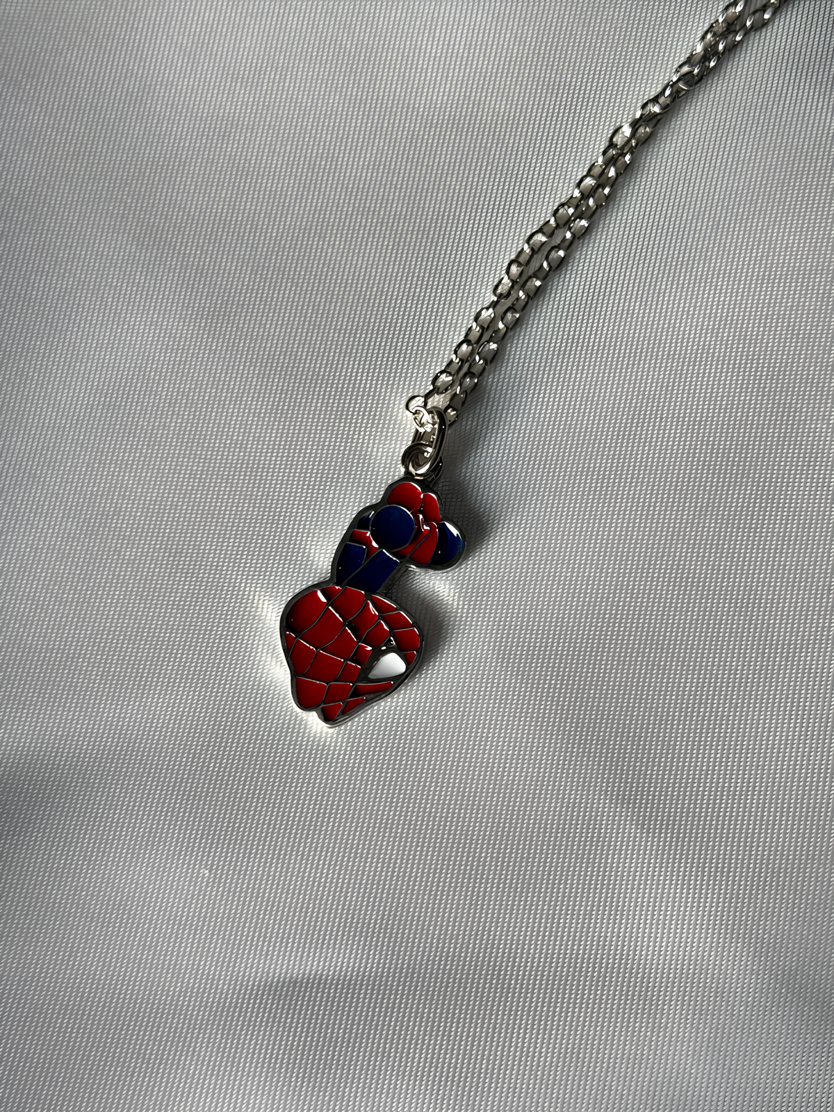 Spiderman and Hello Kitty Couple Necklaces