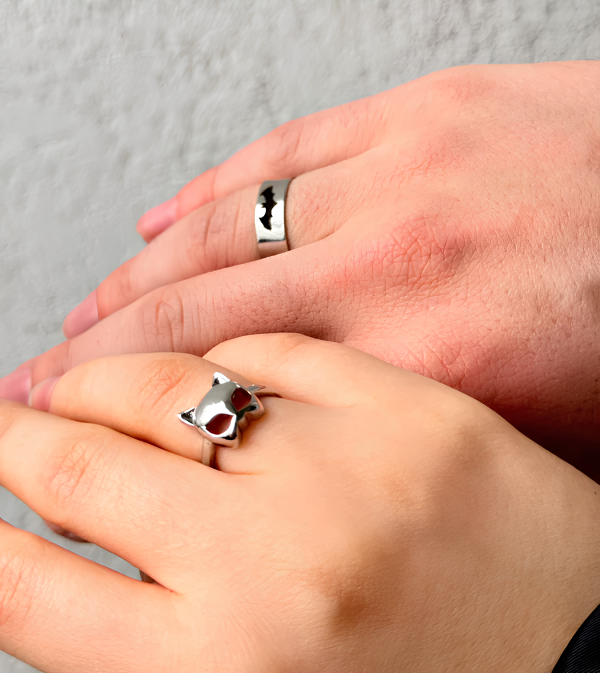 Catwoman & Batman Couple Rings