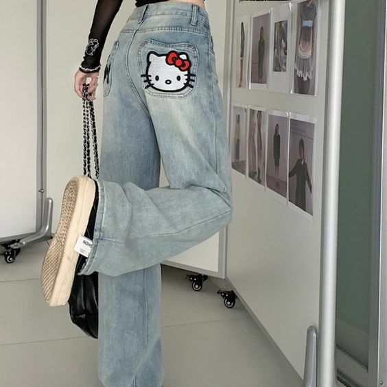 Hello Kitty Baggy Jeans