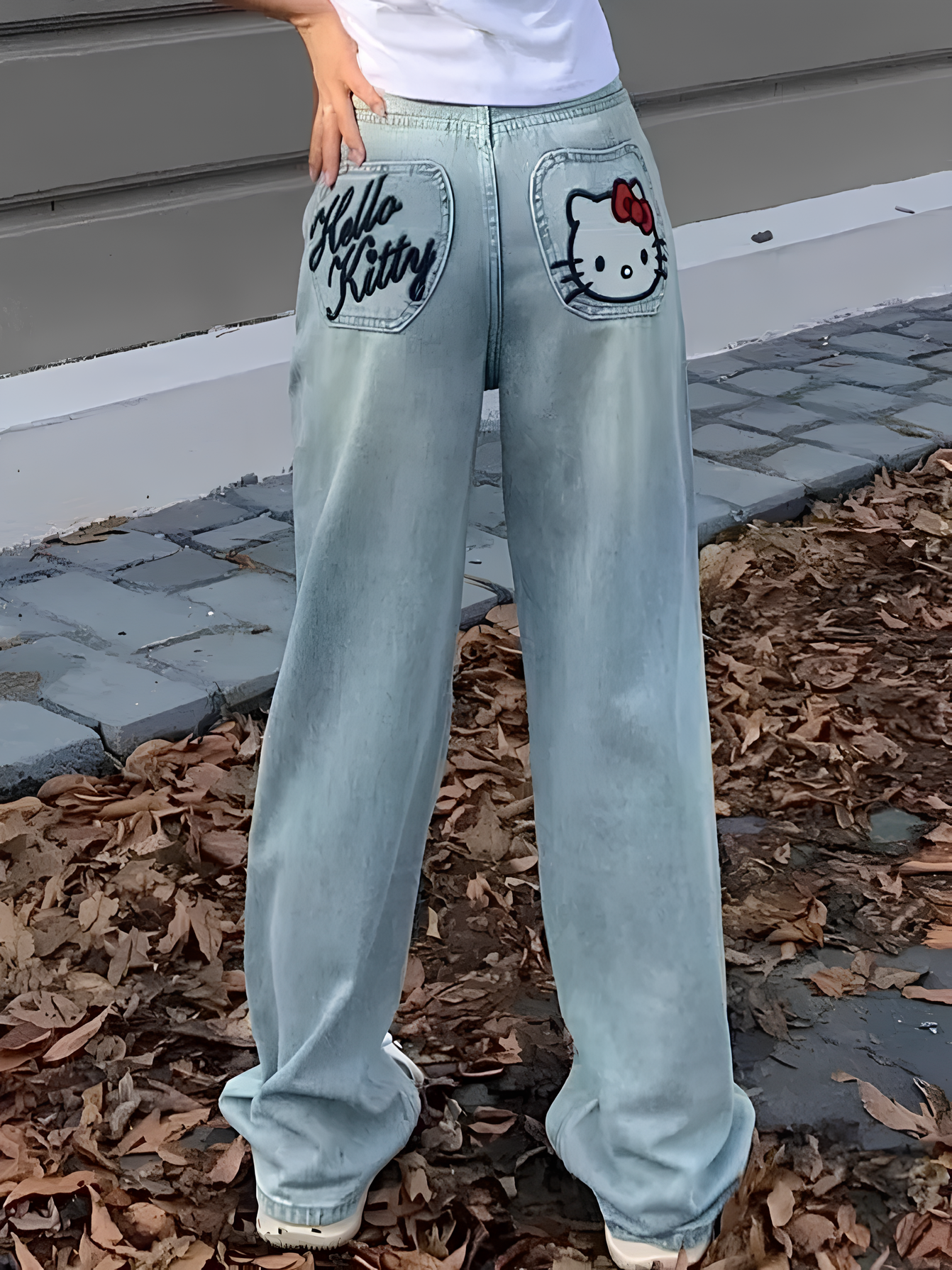 Hello Kitty Baggy Jeans