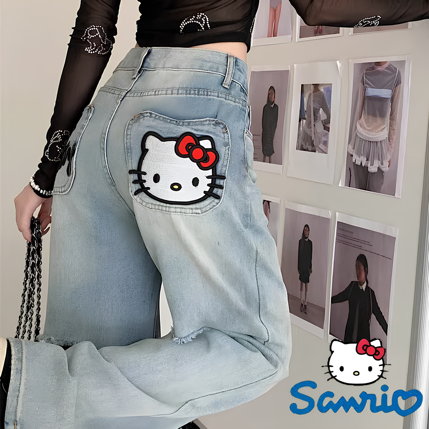 Hello Kitty Baggy Jeans