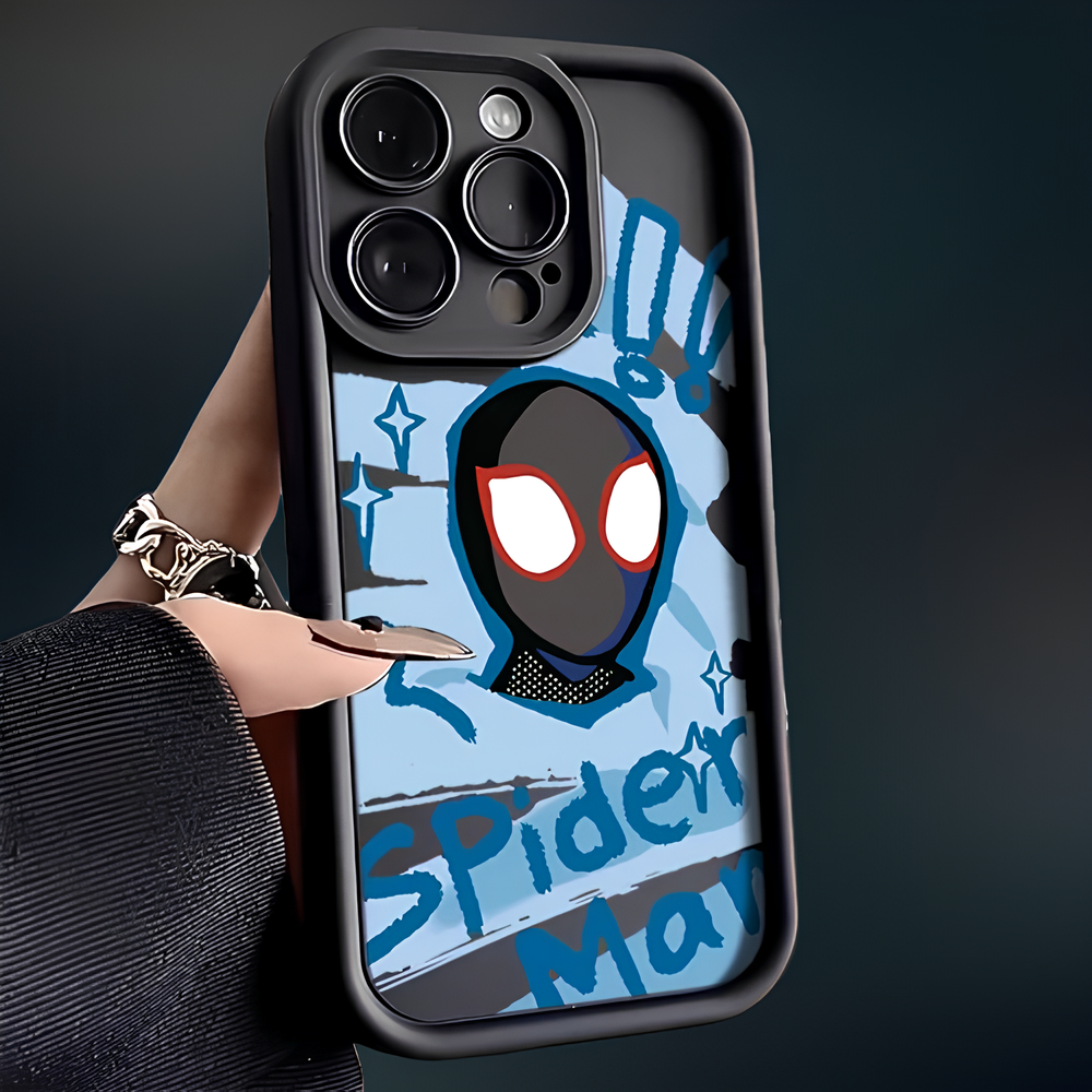 Spiderman Gwen and Miles Couple Phone Case