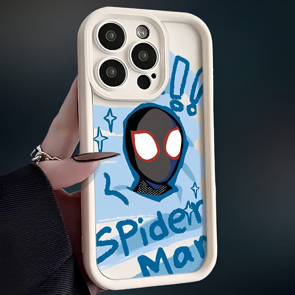 Spiderman Gwen and Miles Couple Phone Case