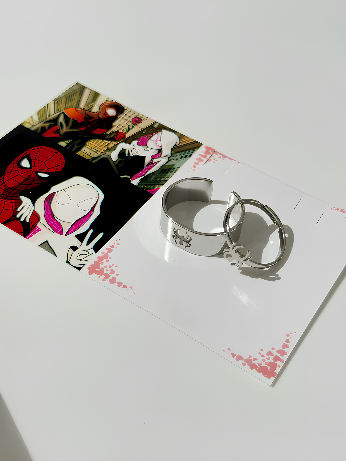 Spiderman Couple Rings