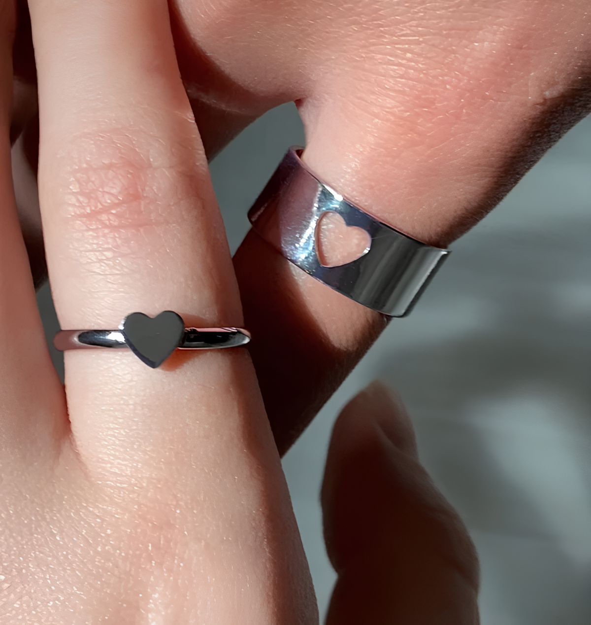 Heart Pair Rings
