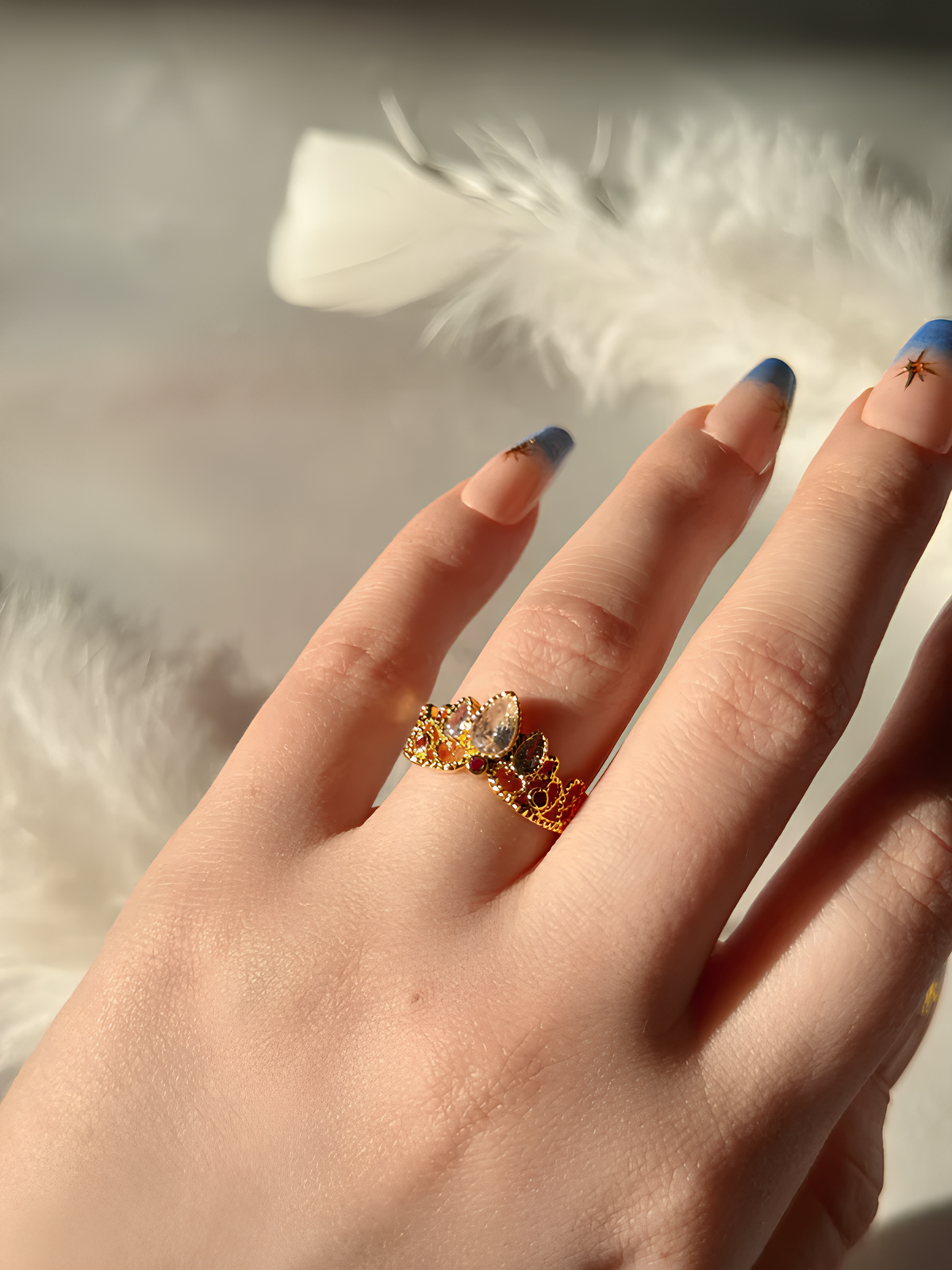 Rapunzel Crown Ring