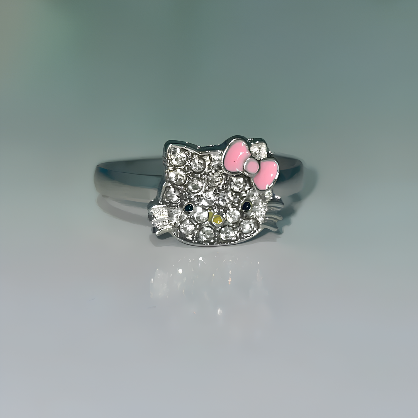Hello Kitty Bow Charm Ring