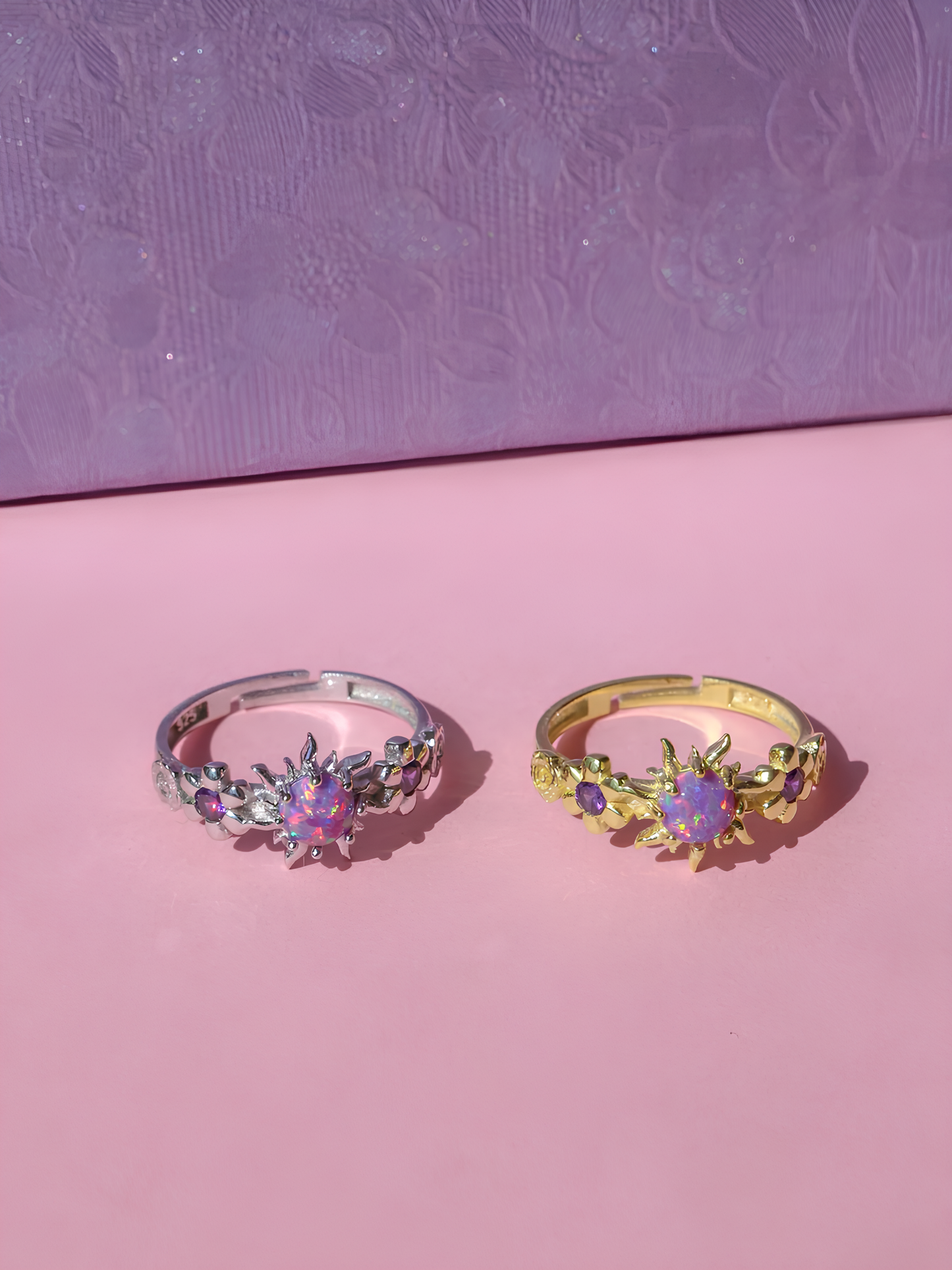 Rapunzel Sunflower Matching Rings