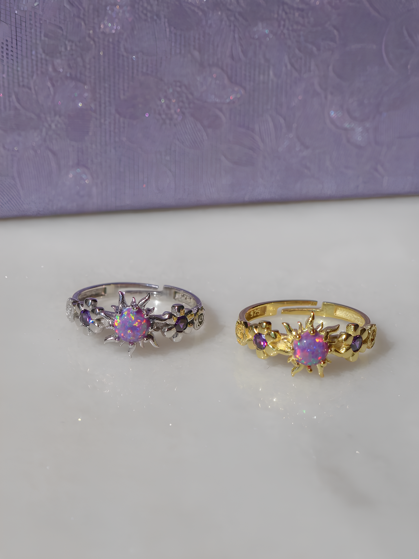 Rapunzel Sunflower Matching Rings