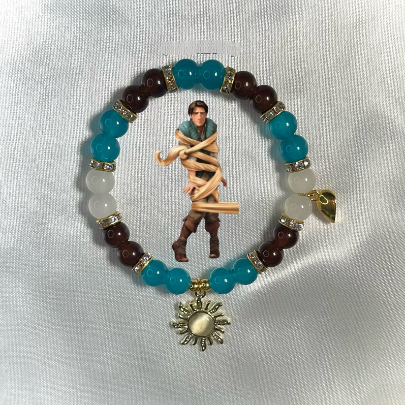 Rapunzel and Flynn Matching Bracelets