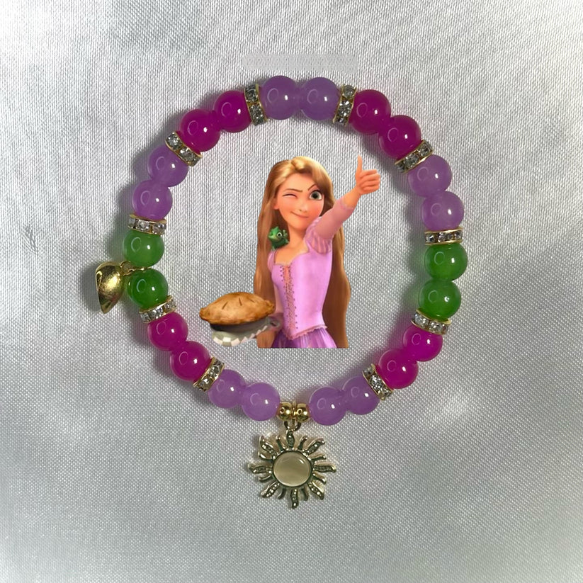 Rapunzel and Flynn Matching Bracelets