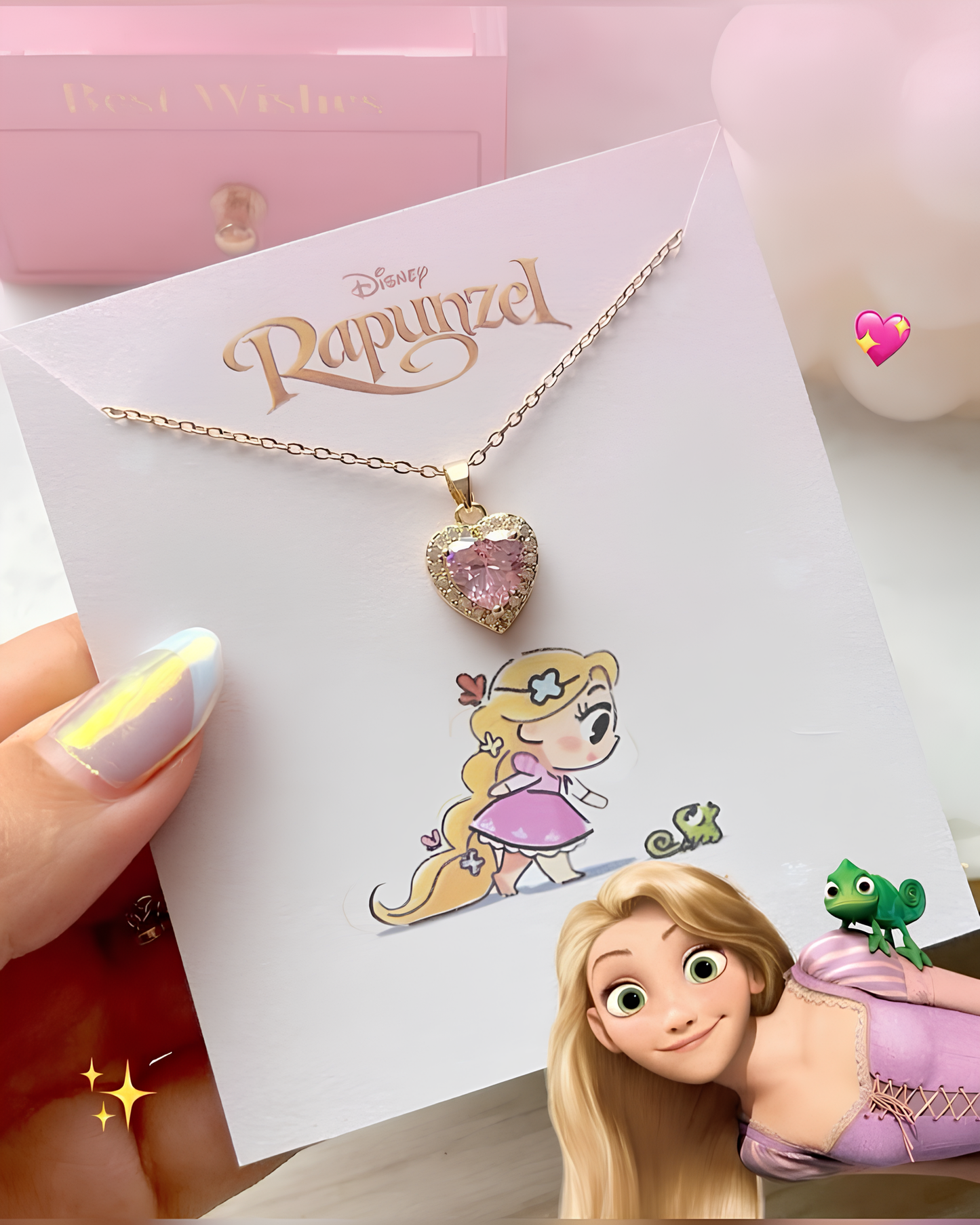Rapunzel Heart Necklace