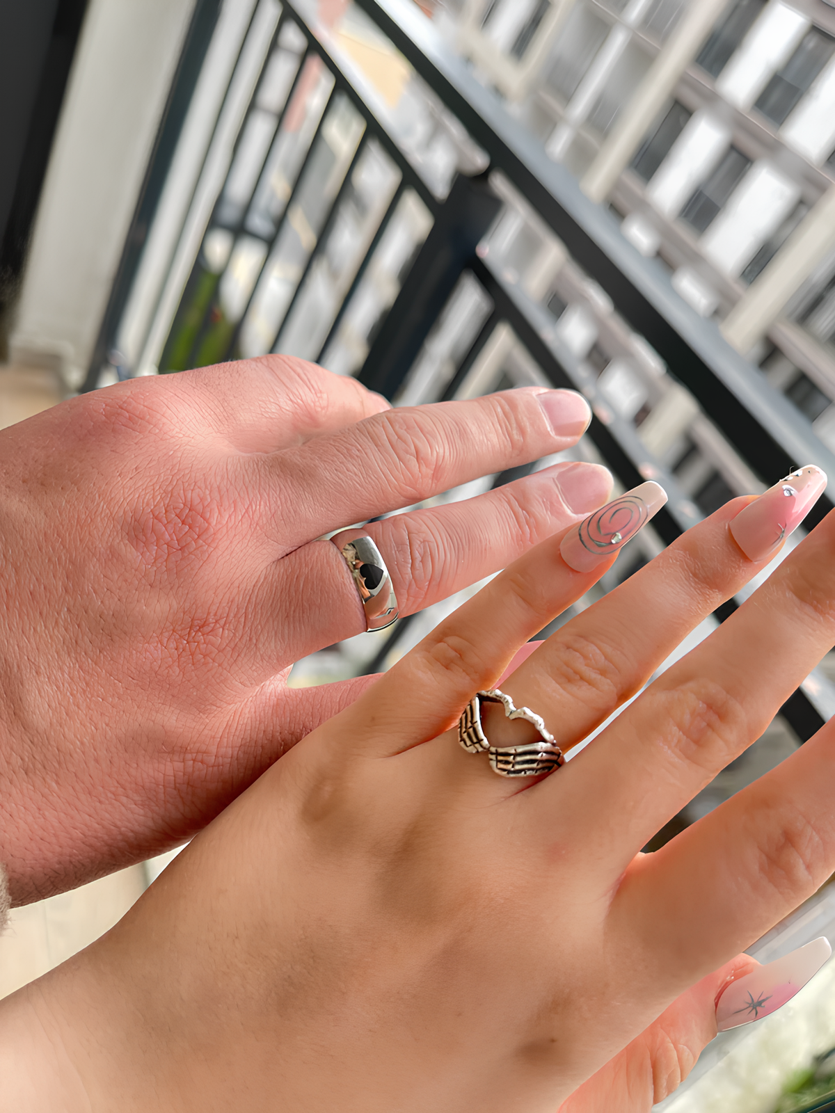 Corpse Bride Couple Rings