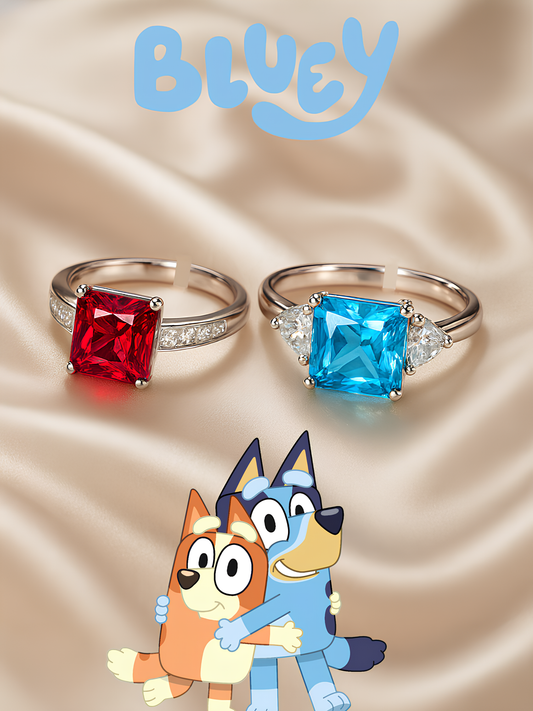 Bluey & Bingo Matching Rings