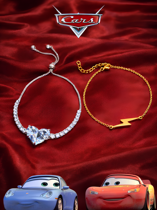 McQueen and Sally Couple Bracelets