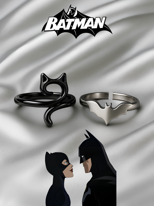 Batman & Catwoman Couple Rings