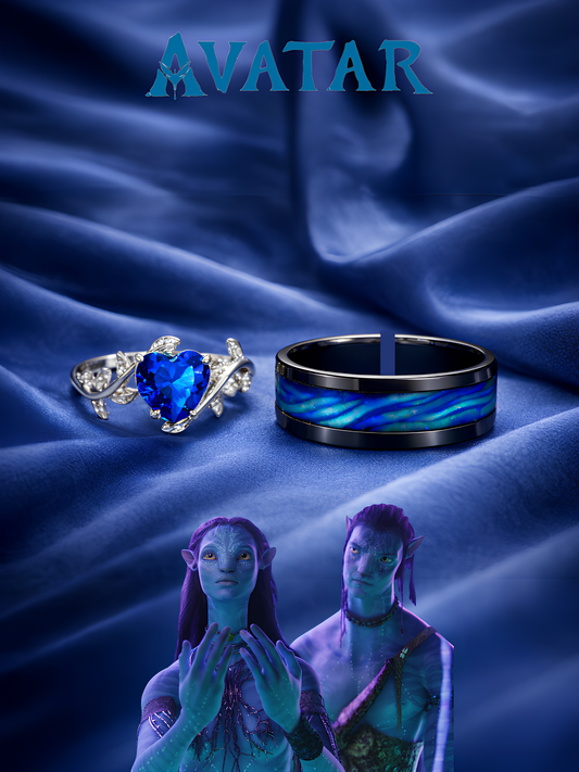 Jake & Neytiri "Spirit Bond" Couple Rings