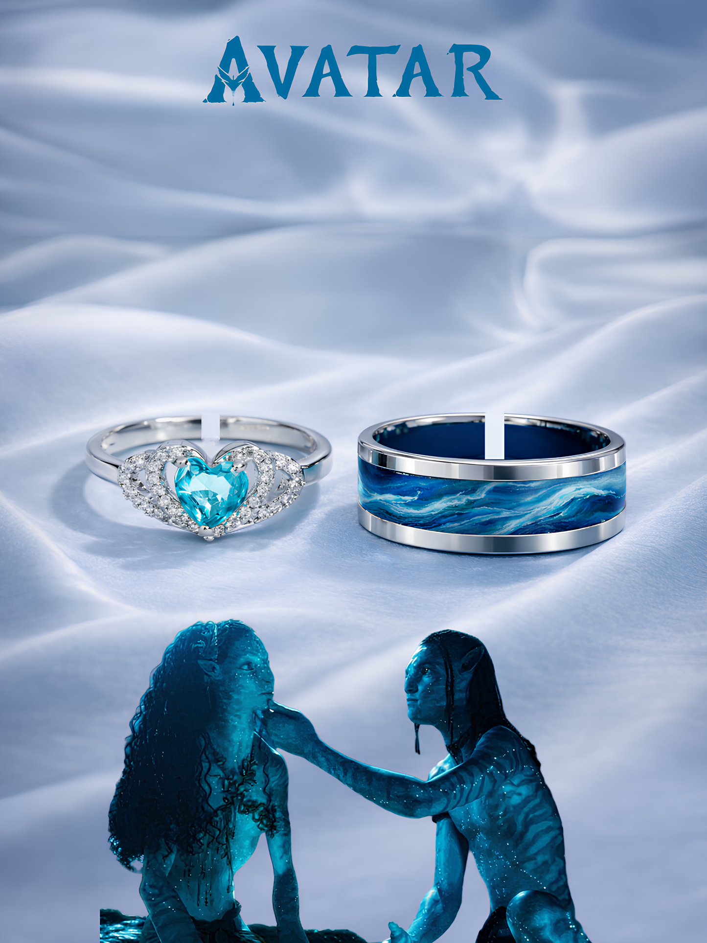 Lo’ak & Tsireya Couple Rings