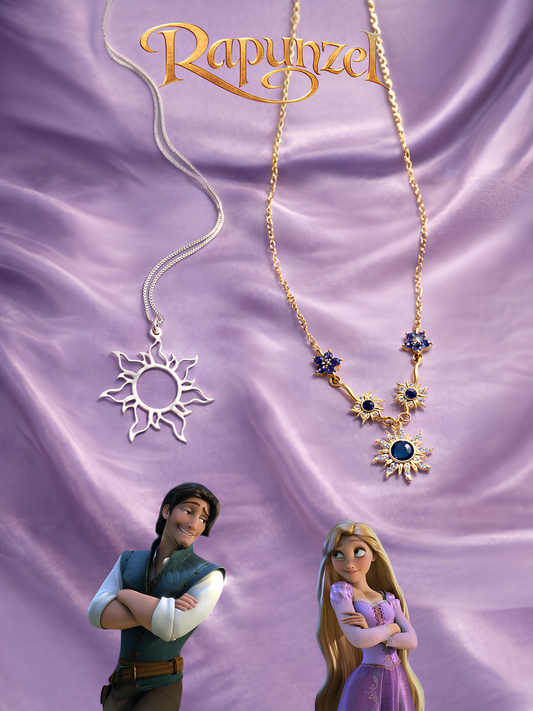 Rapunzel & Flynn Sun Couple Necklaces