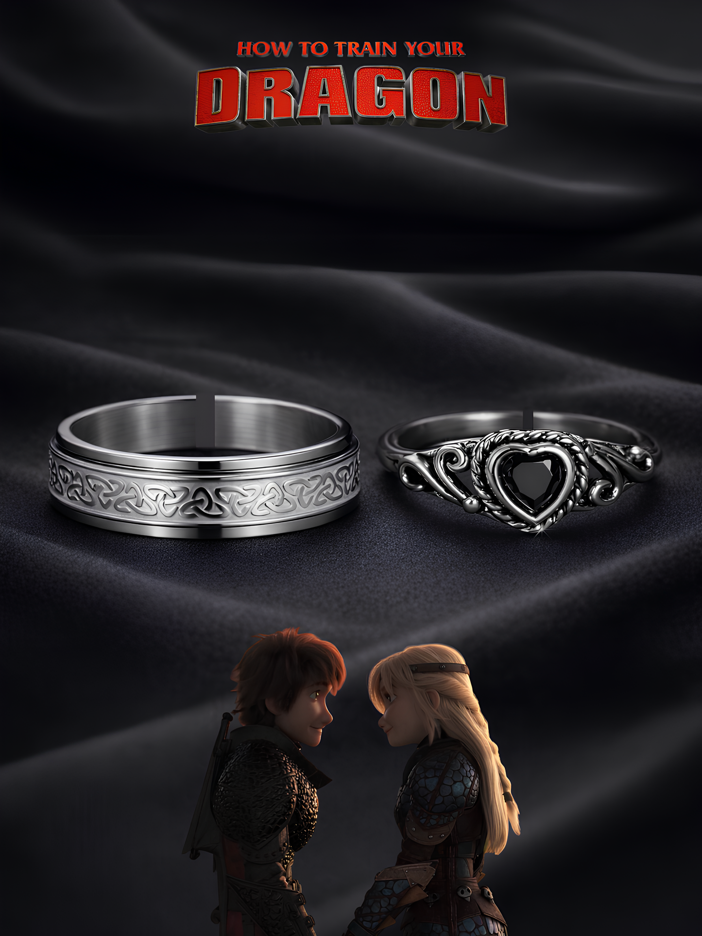 Hiccup and Astrid Couple Rings