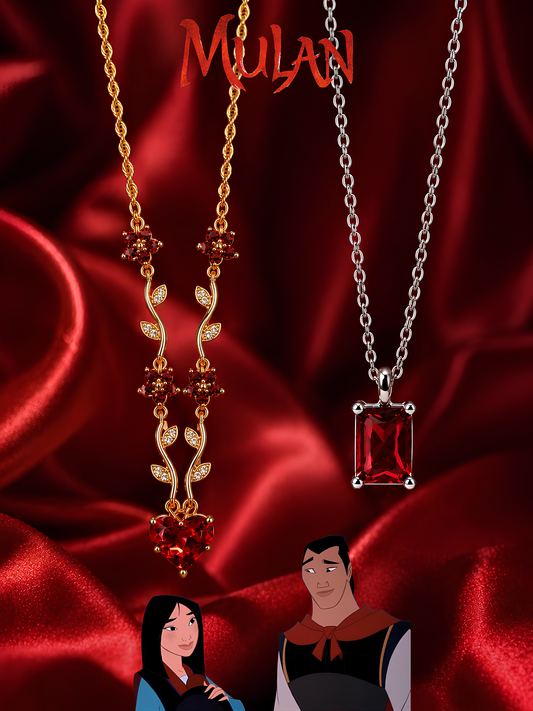 Mulan and Shang Couple Necklaces