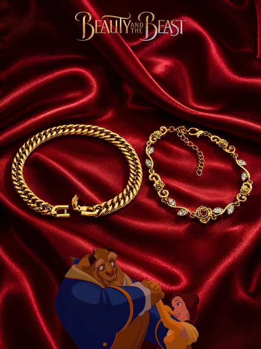 Belle and The Beast Couple Bracelets