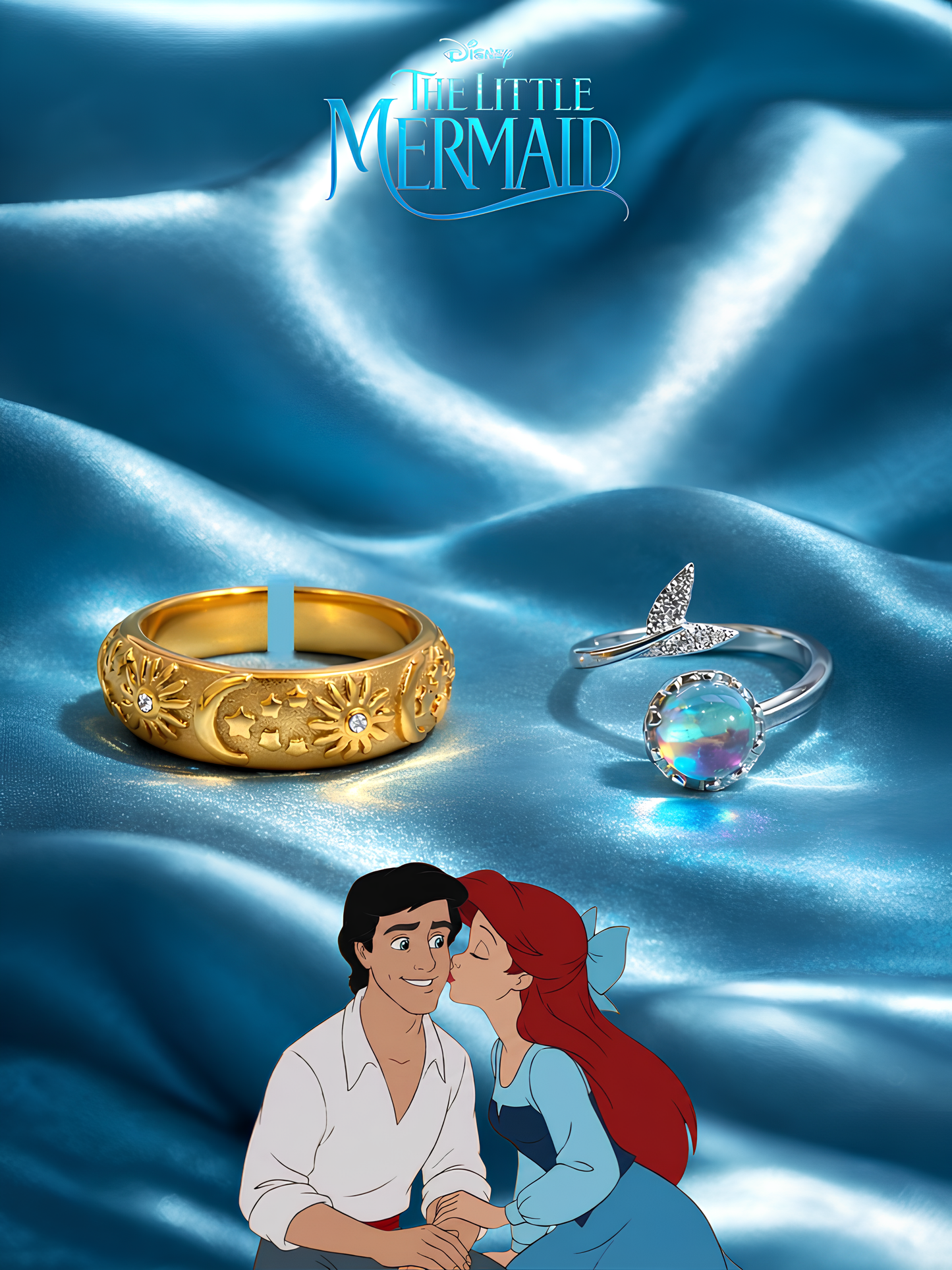 Jasmine and Aladdin Couple Rings